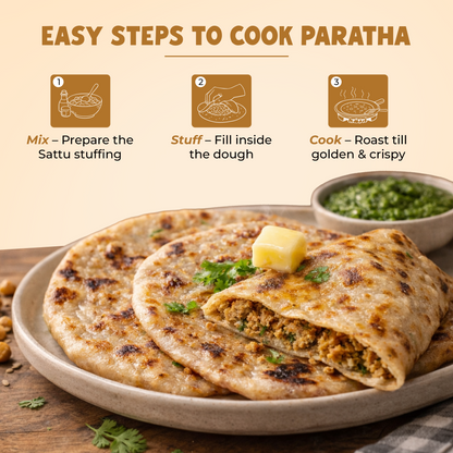 Sattu Stuffing Mix (Paratha & Litti)