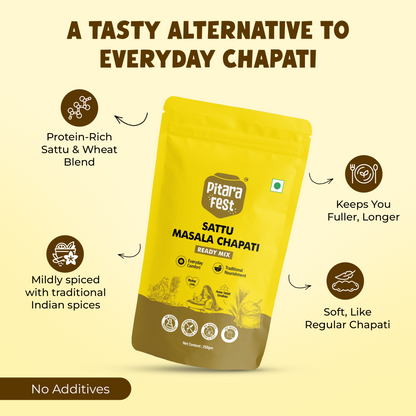Sattu Masala Chapati Mix