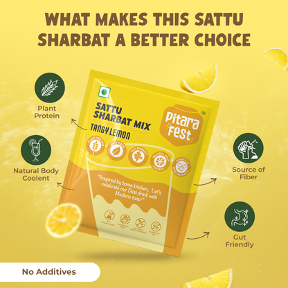 Sattu Sharbat Mix | Tangy Lemon