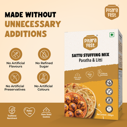 Sattu Stuffing Mix (Paratha & Litti)