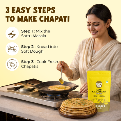 Sattu Masala Chapati Mix