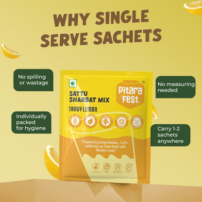 Sattu Sharbat Mix | Tangy Lemon