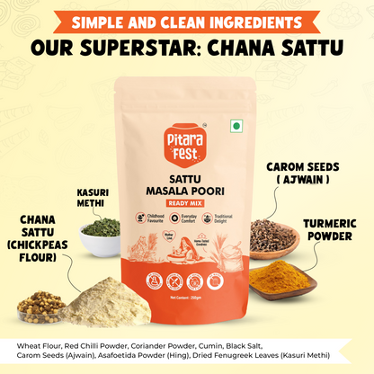 Sattu Masala Poori Mix