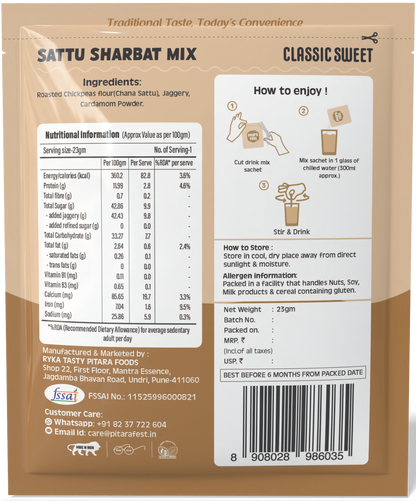 Sattu Sharbat Mix | Classic Sweet
