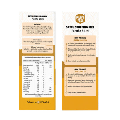 Sattu Stuffing Mix (Paratha & Litti)