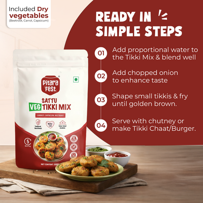 Sattu Veg Tikki Mix